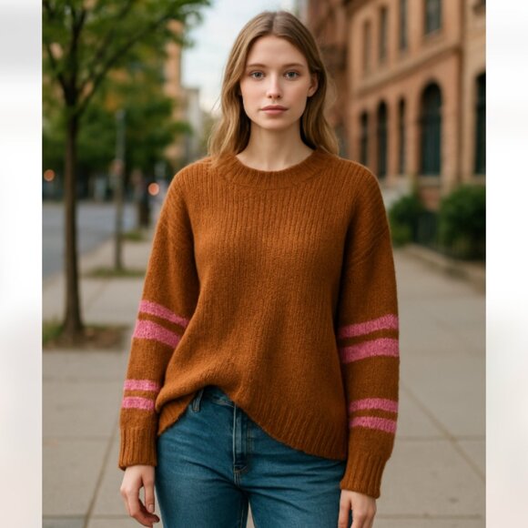 NWOT Aerie Wool Blend Slouchy Oversized Sweater - Picture 1 of 5